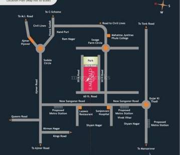 3 BHK Flat  For Sale in Felicity Emerald